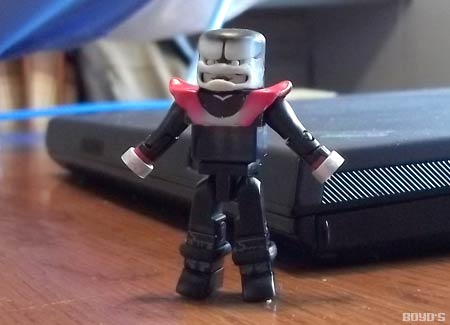 Kinda looks like a football player from the future right now. Workbench Shot from 4/7/11
