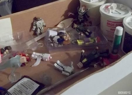 And yes, I will be painting that spider-robot-thing sometime this year. Honest. Workbench Shot from 6/21/11